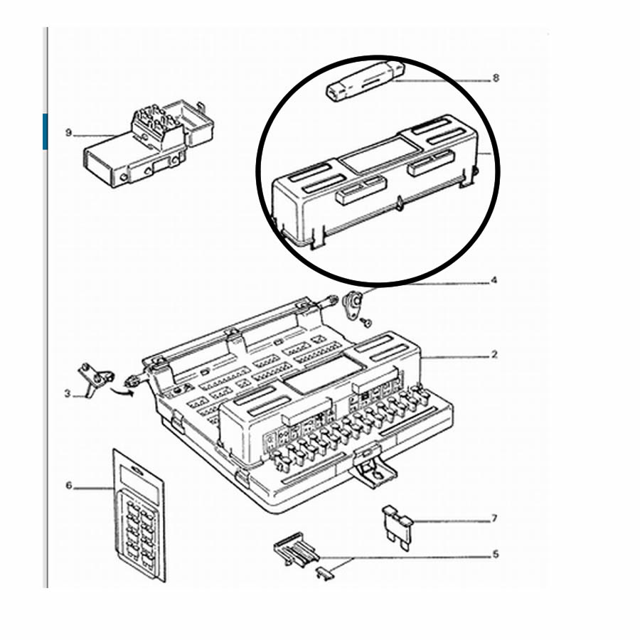 TAPA CAJA FUSIBLES